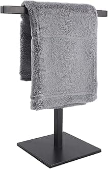 Bathroom Hand Towel Holder Stand，T-Shape Hand Towel Holder Stand SUS304 Stainless Steel for Bathroom，Kitchen or Vanity Countertop