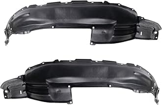 TRQ Front Inner Fender Liner Set Compatible with 2010-2013 Toyota 4Runner TO1248159 TO1249159