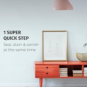 SamaN SAM-307-1L 1-Quart Interior Stain for Fine Wood for Seal, Stain and Varnish, Aged Oak