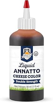 Liquid Annatto Cheese Coloring, Double Strength - 30 ml