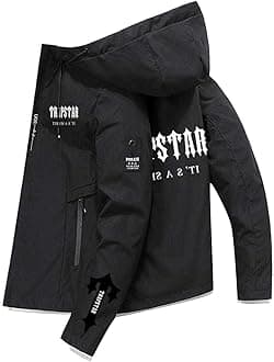 Mens Windproof Jacket Waterproof Lightweight Mountain Sport Jacket for Men Hooded Windbreaker Raincoat