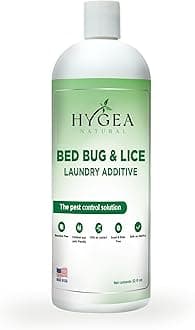 Hygea Natural Lice and Bed Bug Laundry Additive - Environmentally Responsible, Odorless, and Stain-Free Liquid Laundry Treatment - Safe for Children and Pets - Any Water Temperature (32 Fl Oz)