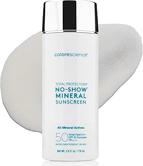 Colorescience Total Protection™ No-Show™ Mineral Sunscreen SPF 50, 100% Invisible all-mineral sunscreen for all skin tones & types