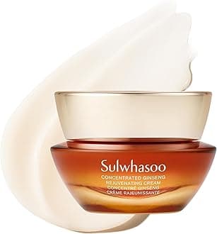 Sulwhasoo Concentrated Ginseng Rejuvenating Cream- Korean Ginseng & Peptide Anti-Aging Moisturizer with Vitamin C Derivative & Squalane for Wrinkles & Deep Hydration (Packaging May Vary)