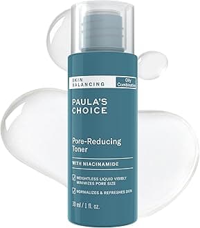 Skin Balancing Pore-Reducing Face Toner for Combination and Oily Skin, Minimizes Large Pores, Controls Oil & Shine, Suitable for Acne-Prone Skin, Travel Size, 1 Fl Oz Bottle