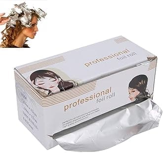 KASTWAVE Collection Foil Sheets, Aluminum Foil For Hair Professional Coloring/Highlighting Foil Sheets Foil Half Sheets For Hair For Caps, Foils & Wraps For Barber Shop (15cm*9m)