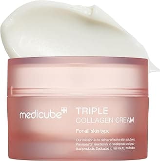 Medicube Plump Skin Collagen Cream with Glossy Finish - Moisturizing for Plump Skin and Super Dry Skin - Korean Cosmetics