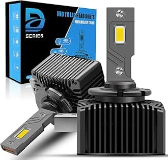 Ckeibt D1S LED Headlight Bulbs, HID to LED, 90W 6000K Xenon White, Replacement OEM D1S Xenon Bulbs, Pack of 2