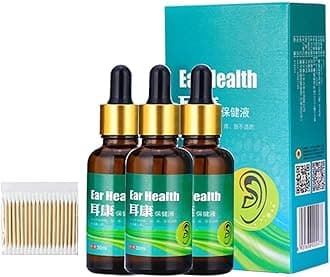 Oveallgo PureHear Organic Ear Support Elixir,Natural Products Organic Ear Oil for Ringing Ears,Natural Ear Drops for Ear Pain (3pcs)