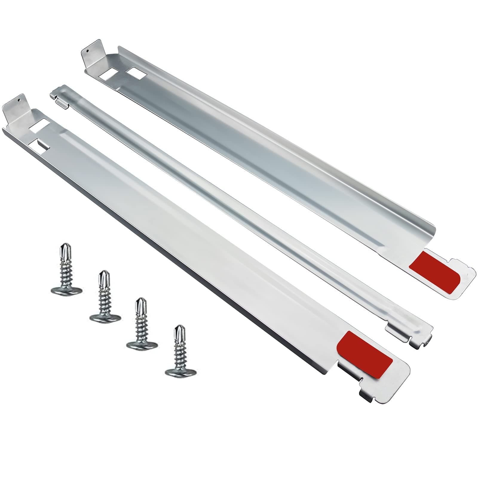 Funmit KSTK1 27-inch Laundry Stacking Kit Replacement for LG Washer & Dryer - Solid Metal with Chrome Coated