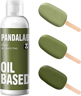 Olive Oil Based Food Coloring for Chocolate, Candy Melts, Donuts, Strawberries, Frosting, Cake, Professional Edible Dye for Baking - 80 Milliliters 2.7 Fl.Oz
