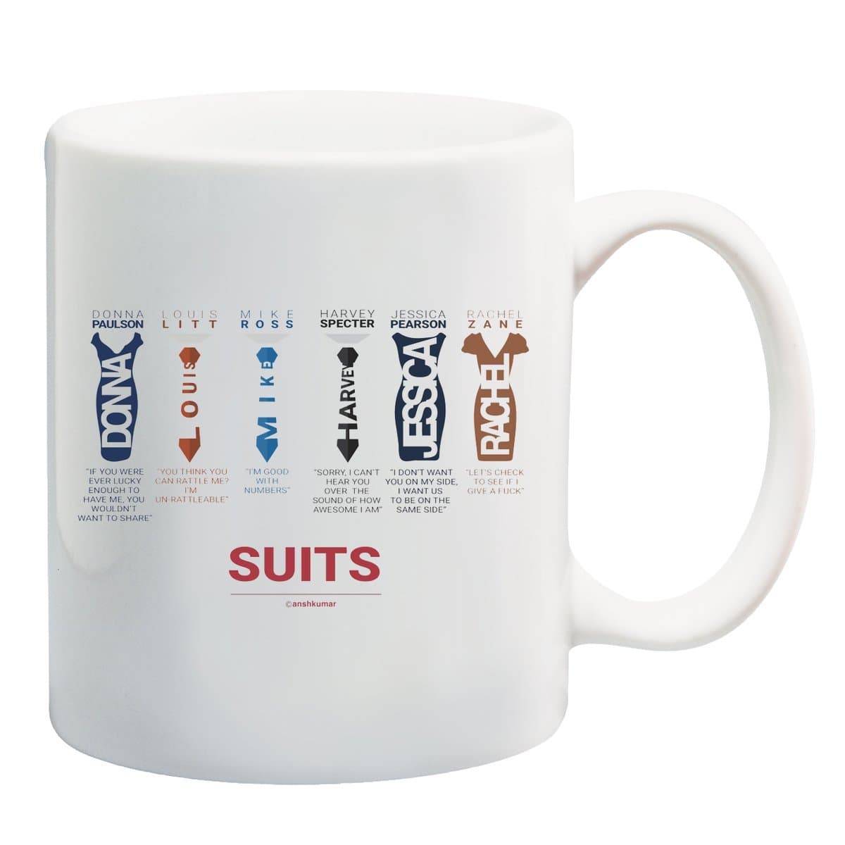 onetwotee Suits Mug