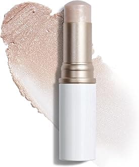 True Dimension Radiance Balm 10g (LIGHT) - Natural Shimmer Glow Face Highlighter, Transparent Color Tones, Brighten Skin Tone, Slim Fitting Texture, Blush, Eye Shadow Multi Makeup Stick