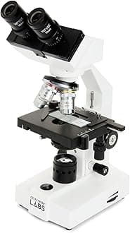Celestron Labs Cb1000Cf Compound Microscope, Black/White