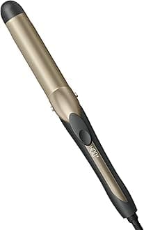 Tourmaline Ceramic 1¼-Inch Curling Iron, 1¼-Inch Barrel Produces Loose Curls, Hair Curler for Use on Medium and Long Hair, Dark Gray
