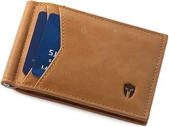 Bryker Hyde RFID Blocking Slim Minimalist ID Outside Front Pocket Wallet, Money Clip, 11/14 Slots, Leather Wallet