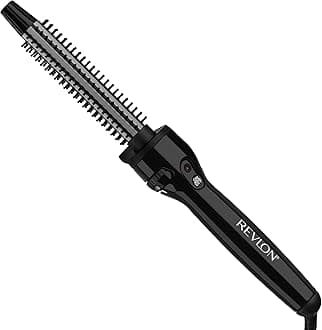 Revlon Perfect Heat Triple Ceramic Curling Brush Iron | for Silky Smooth Wave Curls (3/4 in)