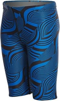 iSwimJammer Swimsuit – Boys' Competitive Swim Shorts, Quick Dry, UPF 50+, Lined, Athletic Fit