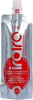 IROIRO Premium Natural Semi-Permanent Hair Color 90 Iro Red (4oz) by Iroiro