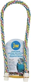 JW Pet Comfy Perch For Birds Flexible Multi-color Rope