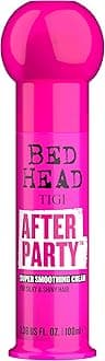 TIGI Bed Head After Party Super Smoothing Cream – Anti Frizz Hair Styling Product, Humidity Protection for Frizzy, Dull, or Coarse Hair, 3.38 fl oz