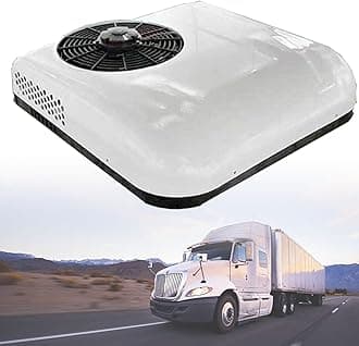 12V/24V DC Air Conditioner, RV Rooftop dc Air Conditioner Unit, High Efficient All-in-One RV Rooftop Air Conditioner for Car RV Truck Camper,12V