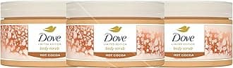 Pack of 3 - Dove Hot Cocoa Body Scrub - 3.5oz each - Limited Edition Pack x 3.