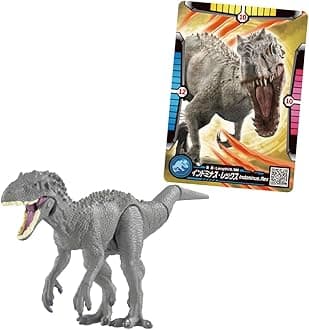 Takara Tomy Ania Jurassic World Indominus Rex (with Ania Battle Card) Animal Dinosaur Toy Ages 3+