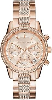 Michael Kors(マイケルコース) Ritz Pave Chronograph MK Crystal Women's Watch MK6485