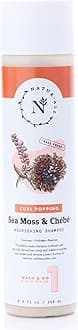 NaturAll Sea Moss Wash & Go Hair Growth Shampoo for Men & Women - Paraben-Free, Sulfate-Free Anti Frizz, Anti Thinning, Volumizing & Clarifying Shampoo for All Hair Types 8.5 Oz
