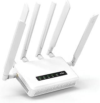GL-X3000 (Spitz AX) Cellular Gateway 5G Router for House & RV, Wi-Fi 6, Detachable Antennas, Dual-SIM, T-Mobile & AT&T IoT Device Certified, Family/Rural Area/Road Trips