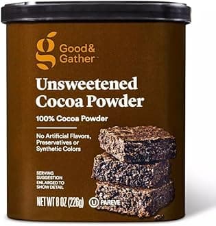 Good an Gather Unsweetened Cocoa Powder, 100% Cocoa, 8 oz