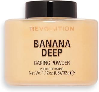 Loose Baking Powder, Prolongs Makeup Wear, Setting Banana Deep, For Medium to Dark Skin tones, 32g