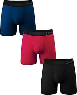 ShinestyShinesty Hammock Support Mens Boxer Briefs | Underwear Flyless | 3 Pack