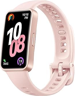 Band 10 Smart Watch, Metallic Design and Comfortable Wearing, Pro-level Sleep Analysis, Emotional Health Aid, 100 Workout Modes, Robust Battery Life, IOS and Android, Pink