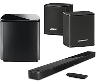 Bose Home Theater System Smart Ultra Dolby Atmos Soundbar, Bass Module 700 2X Wireless Surround Speaker, (Black)