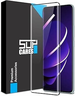 Military-Grade Curved Full Glue Tempered Glass Screen Protector For Redmi Note 14 Pro (6.67 Inch) With Easy Self Installation Kit|Fingerprint Working|Edge-To-Edge Protector Coverage|Black