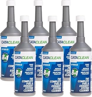 Cataclean Hybrid | Complete Fuel & Exhaust Cleaner | Catalytic Converter, Valve & Injector Cleaner | Fuel Additive Formulated for Performance & Fuel Efficiency | Pre MOT Emissions Reducer | 6 x 500ml
