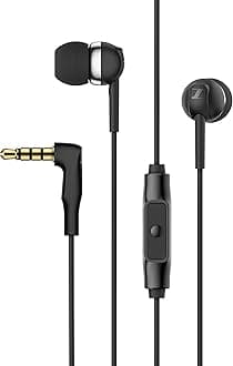 CX 80S In-ear Headphones with In-line One-Button Smart Remote – Black