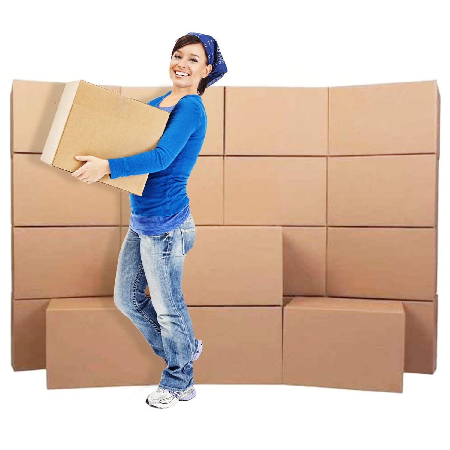 Medium Moving Boxes (20-Pack) 18"x14"x12" Cheap Cheap Moving Boxes