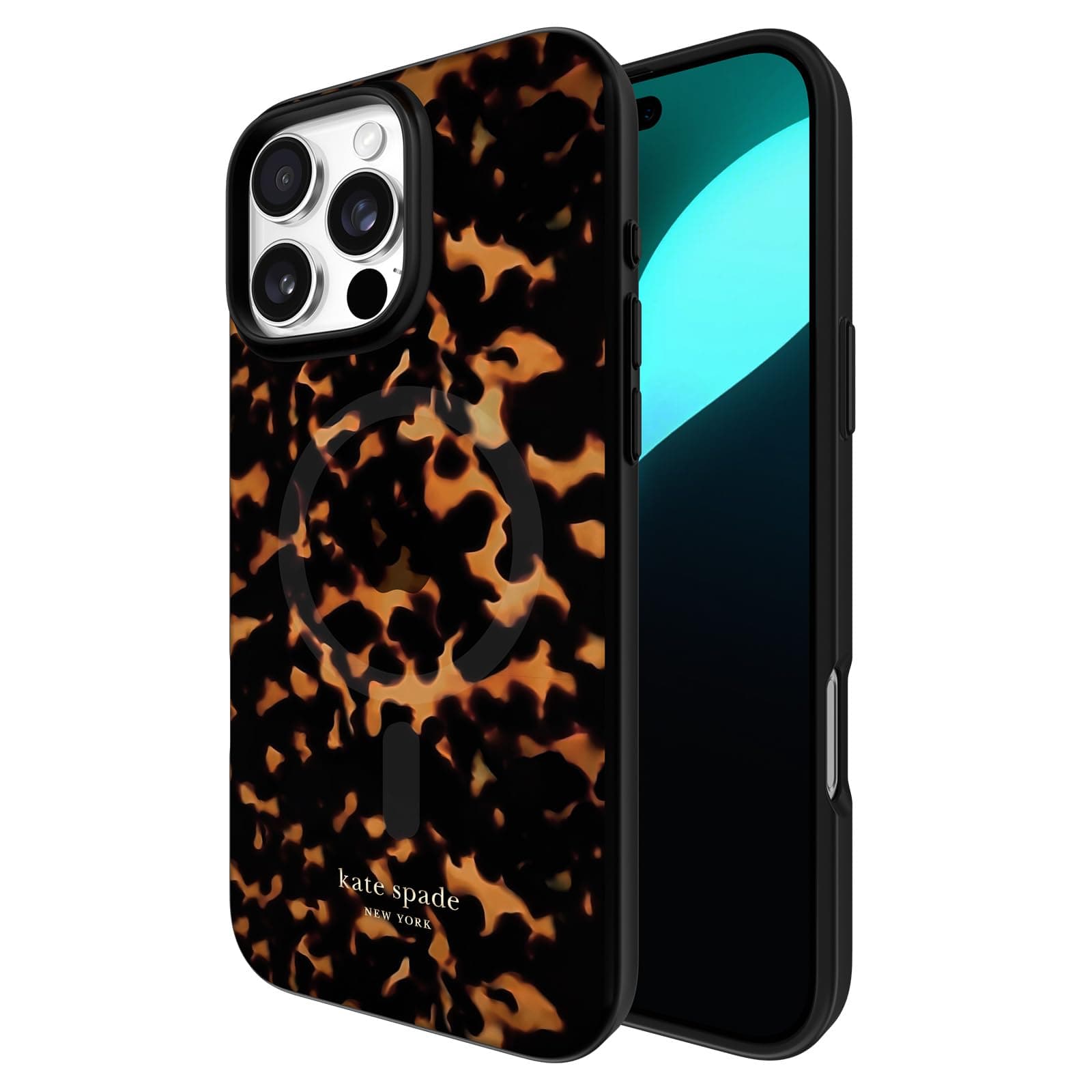 iPhone 16 Pro Max Case - Compatible with MagSafe - Designer Phone Case - Tortoise