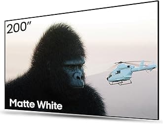 AWOL VISION 200-inch Projector Screen Fixed Frame, 1.3 dB Peak Gain, The Perfect Combo with LTV-2500, 80% Picture Quality Improved, 4K / 8K Ultra HD, Active 3D Wall Mount Projector Screen, MW-200