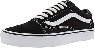 Vans Unisex Adults Old Skool Classic Suede/Canvas Sneakers, Black (Black/White), 9 UK (43 EU)