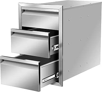 14'' Outdoor Kitchen Triple Drawer