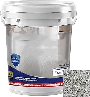 Epoxy Colored Sand Floor Paint, High Gloss Marble Effect Garage Coating, Waterproof & Non-Slip Self-Leveling Epoxy Floor Coating (Five Colors)