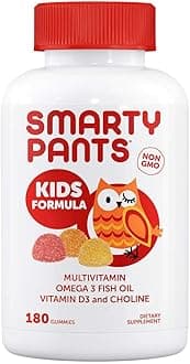 Generic Smarty Pant Kids Complete Multivitamin, 180 Gummies Bundle, Multivitamin Plus Omega 3, Vitamin D3 and Vitamin B12, 45 Days Supply