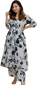 Leriya Fashion Ethnic Co Ord Set for Women | Kurta Set for Women | 2 Piece Kurta Set