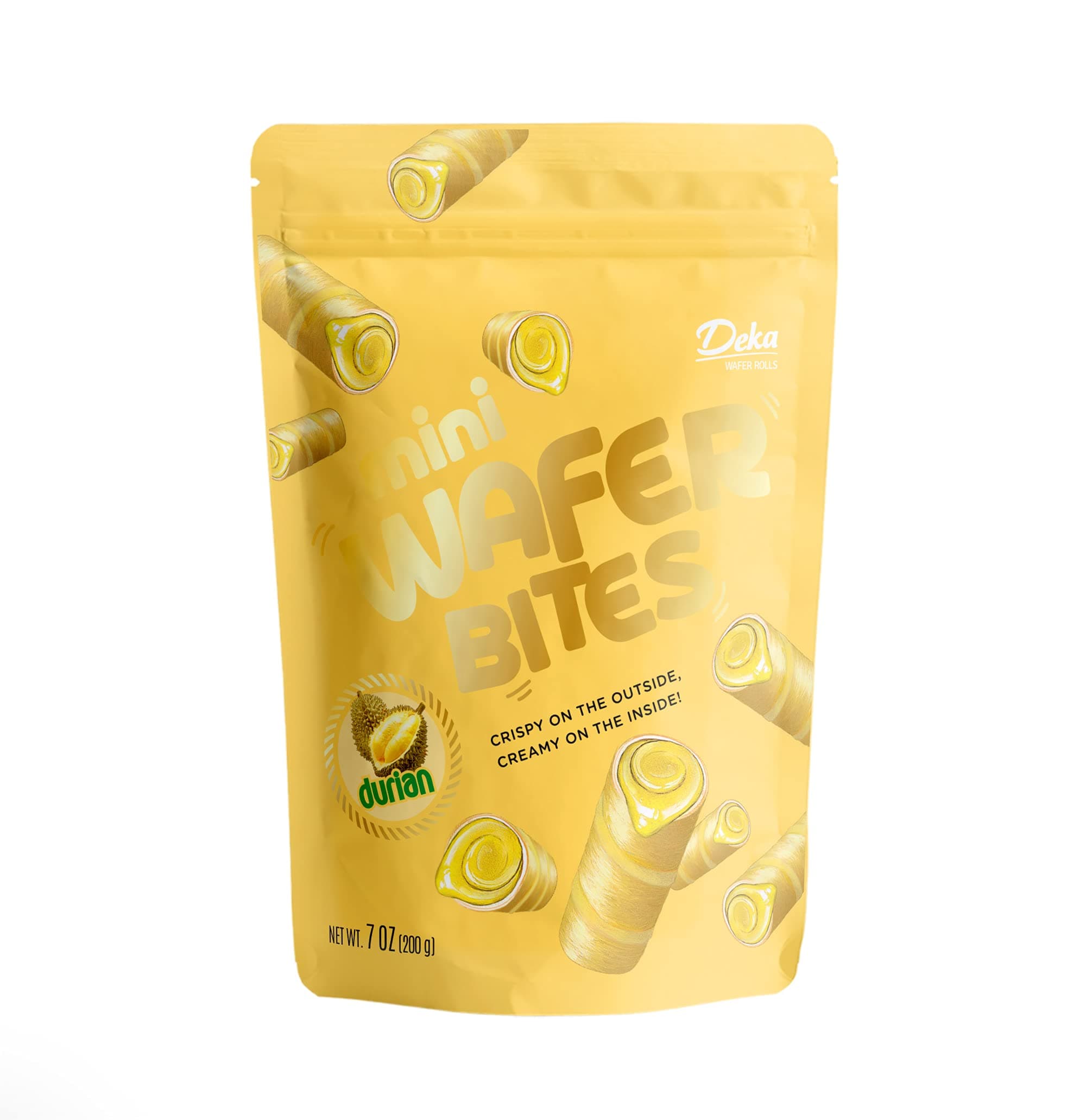 Deka Mini Wafer Bites (Durian, 3 x 7oz)