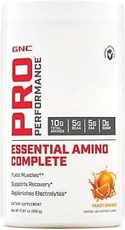 GNC Pro Performance Essential Amino Complete, Tangy Orange, 30 Servings, Supports Muscle Recovery