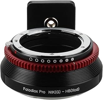 FotodioxPro Lens Mount Adapter Compatible with Nikon F-mount G-Type Lenses on Hasselblad XCD-mount Cameras such as X1D 50c and X1D II 50c
